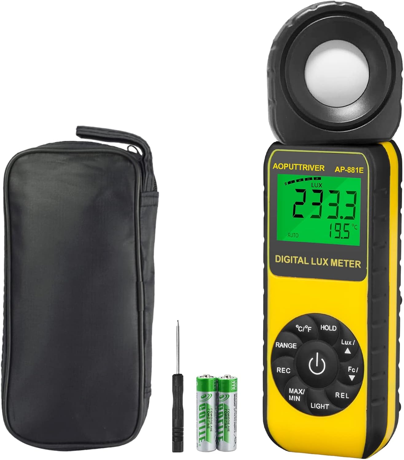 Light Meter AP-881E for Accurate Lux Measurements and More