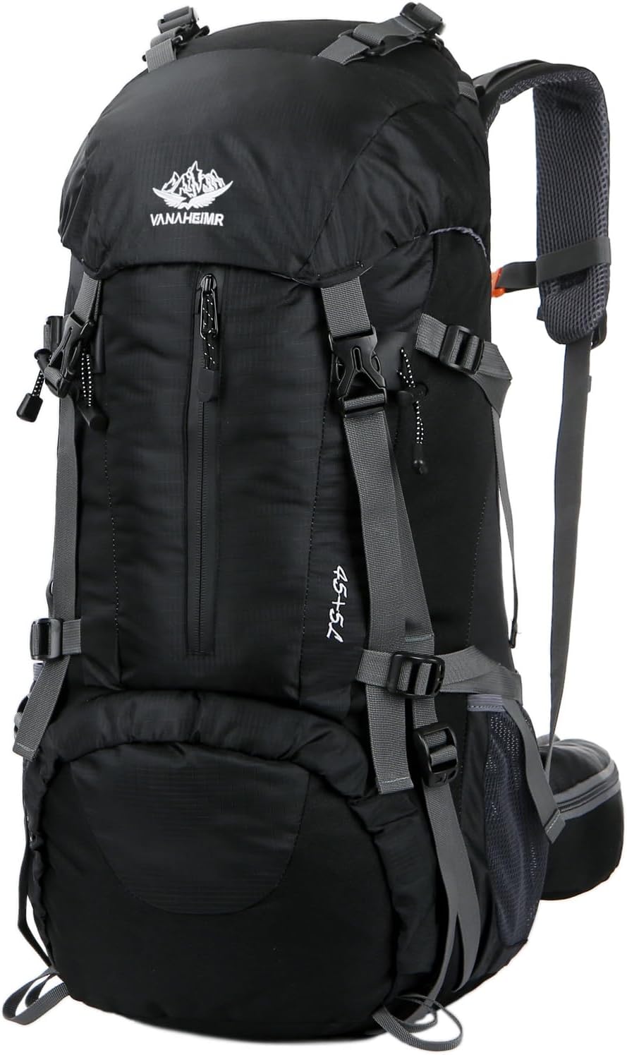 50L Hiking Backpack with Rain Cover for Camping and Travel