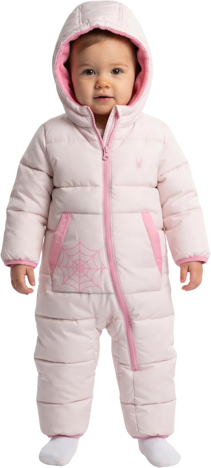 Spyder Baby Snow Suit - Fleece Lined Zip Snow Pram for Infants