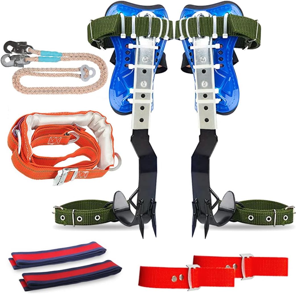 304 Stainless Steel Tree Climbing Spikes - Non-Slip Pedal Set