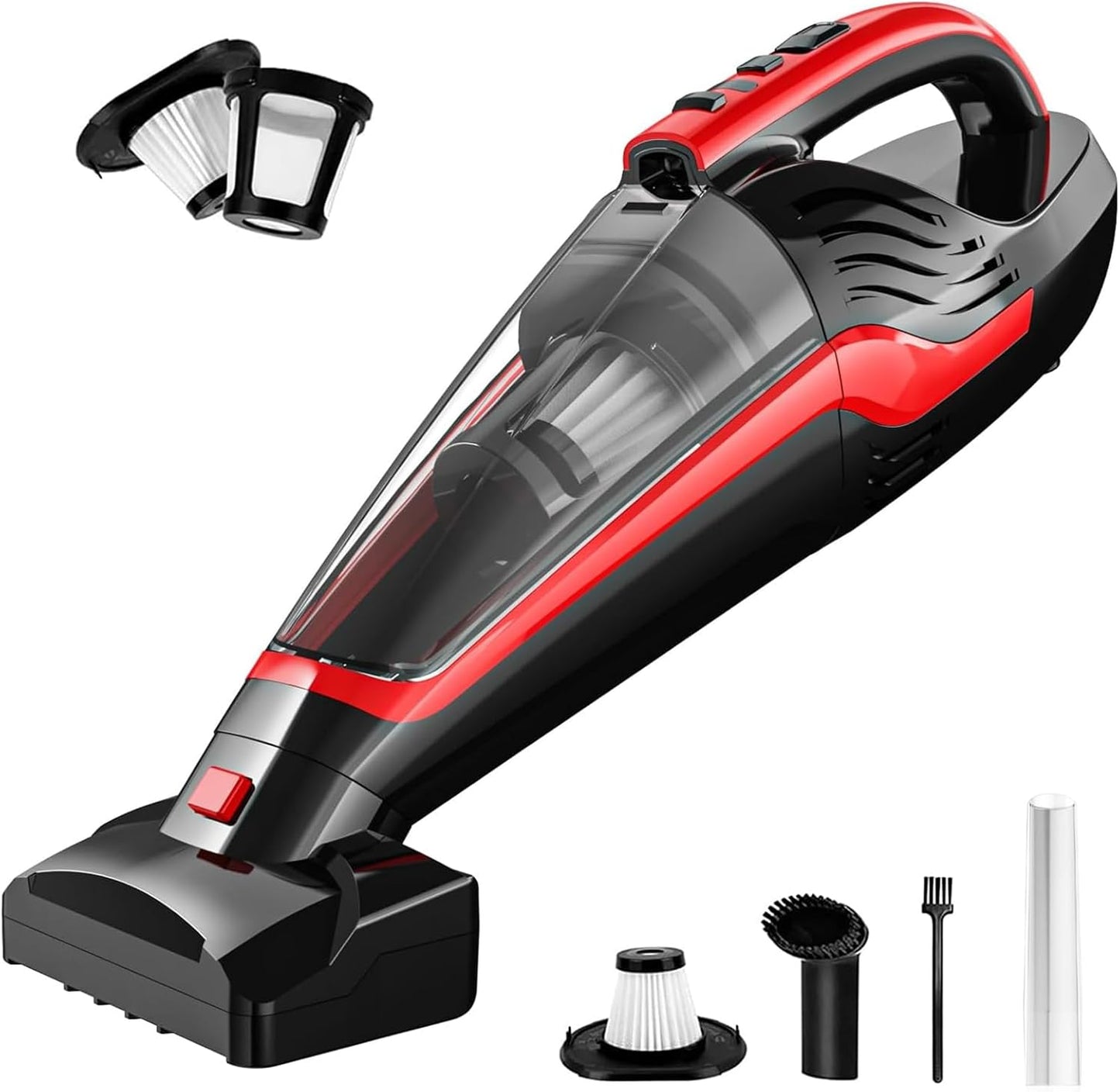 Portable Pet Hair Vacuum: Rechargeable & Powerful - Perfect for Carpet, Couch & Car