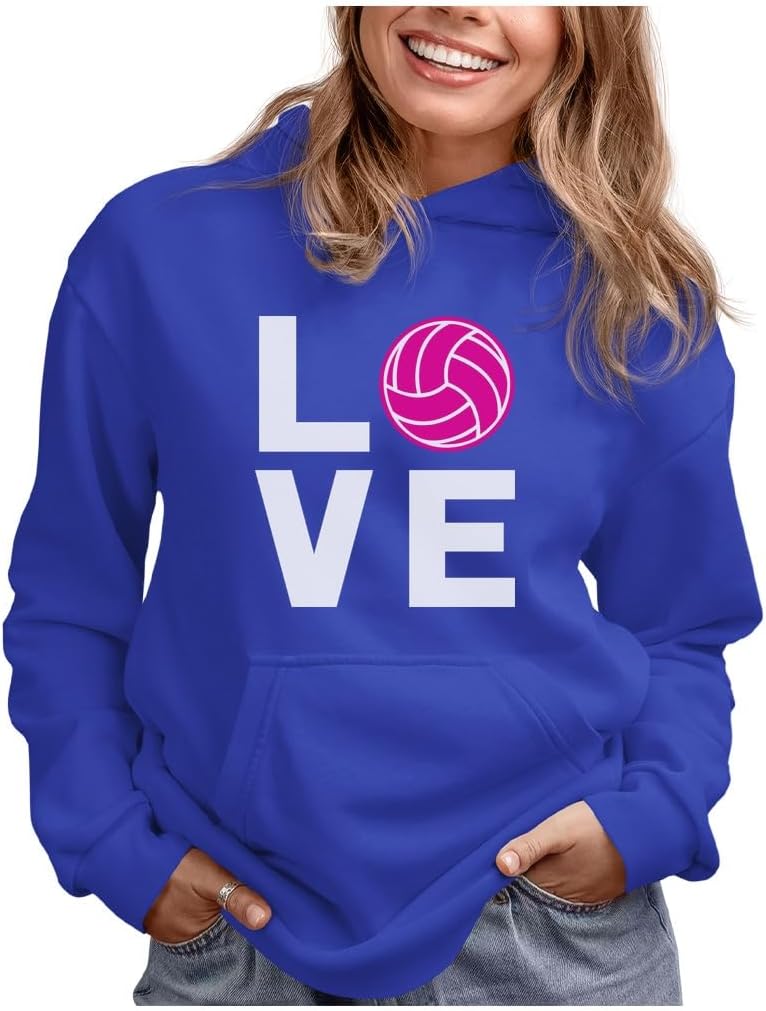 Volleyball Hoodie for Teen Girls and Women - Perfect Gift