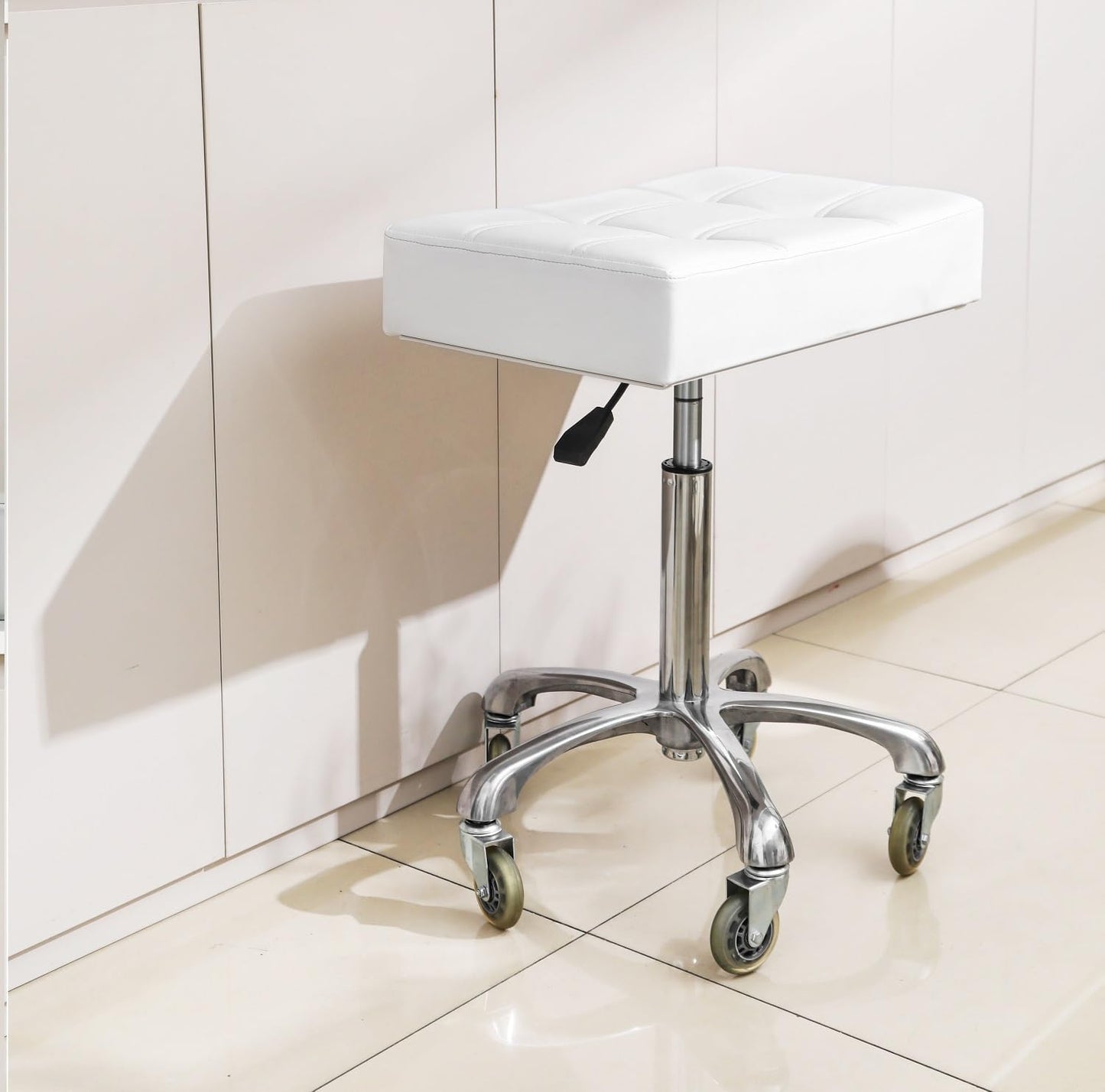 Kaleurrier Heavy Duty Stools with Wheels for Comfort and Style