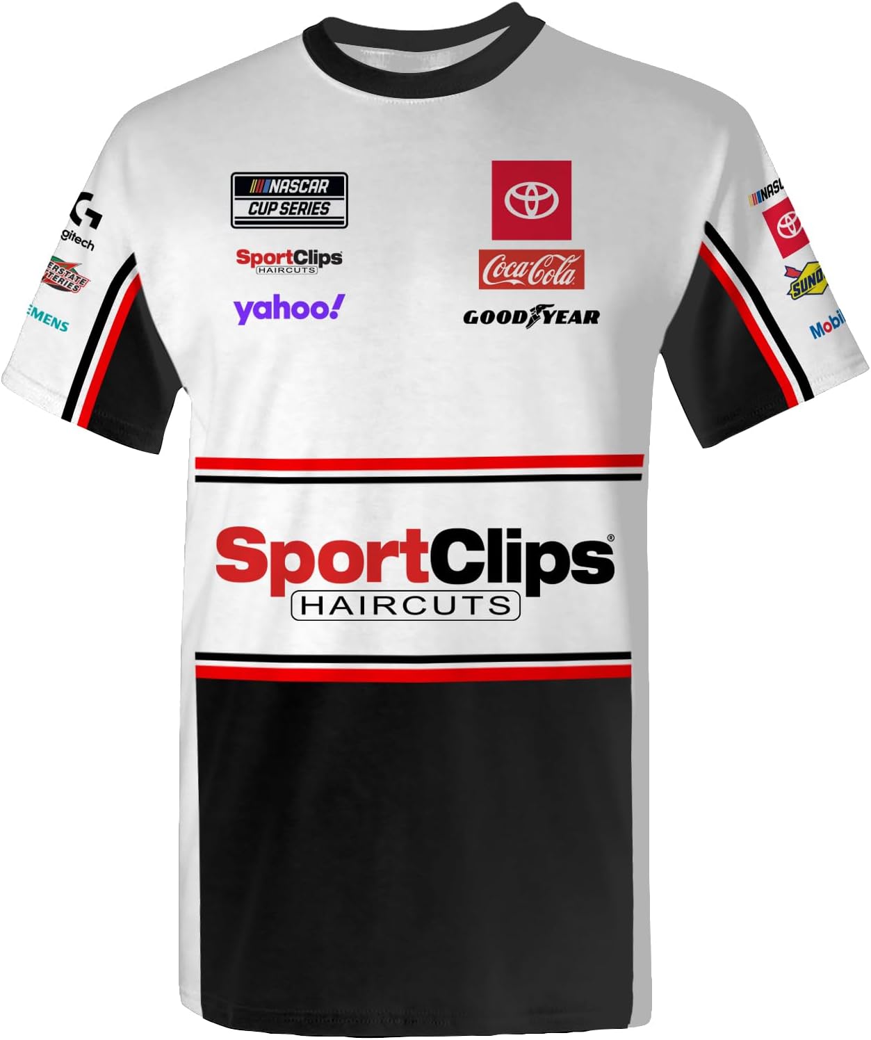 Short Sleeve Sublimated T-Shirt for Automotive Racing Fans