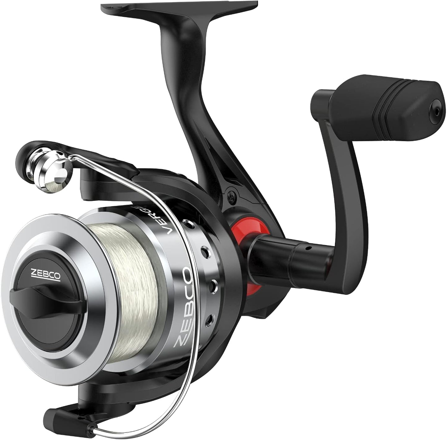 Zebco Verge Spinning Reel: Versatile Retrieve, Pre-Spooled Line, All-Metal Gears