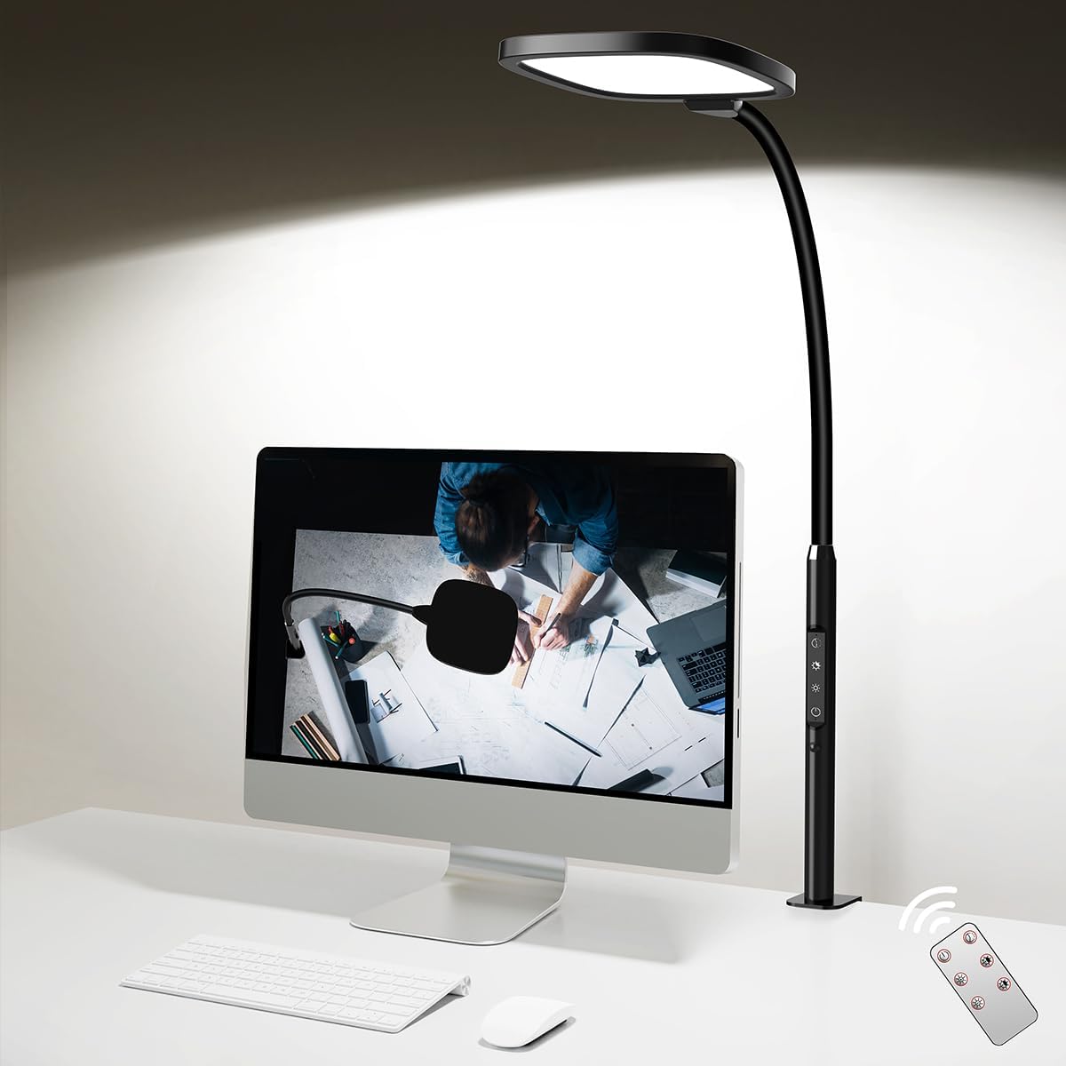 Top Bright LED Desk Lamp - Remote & Touch Control