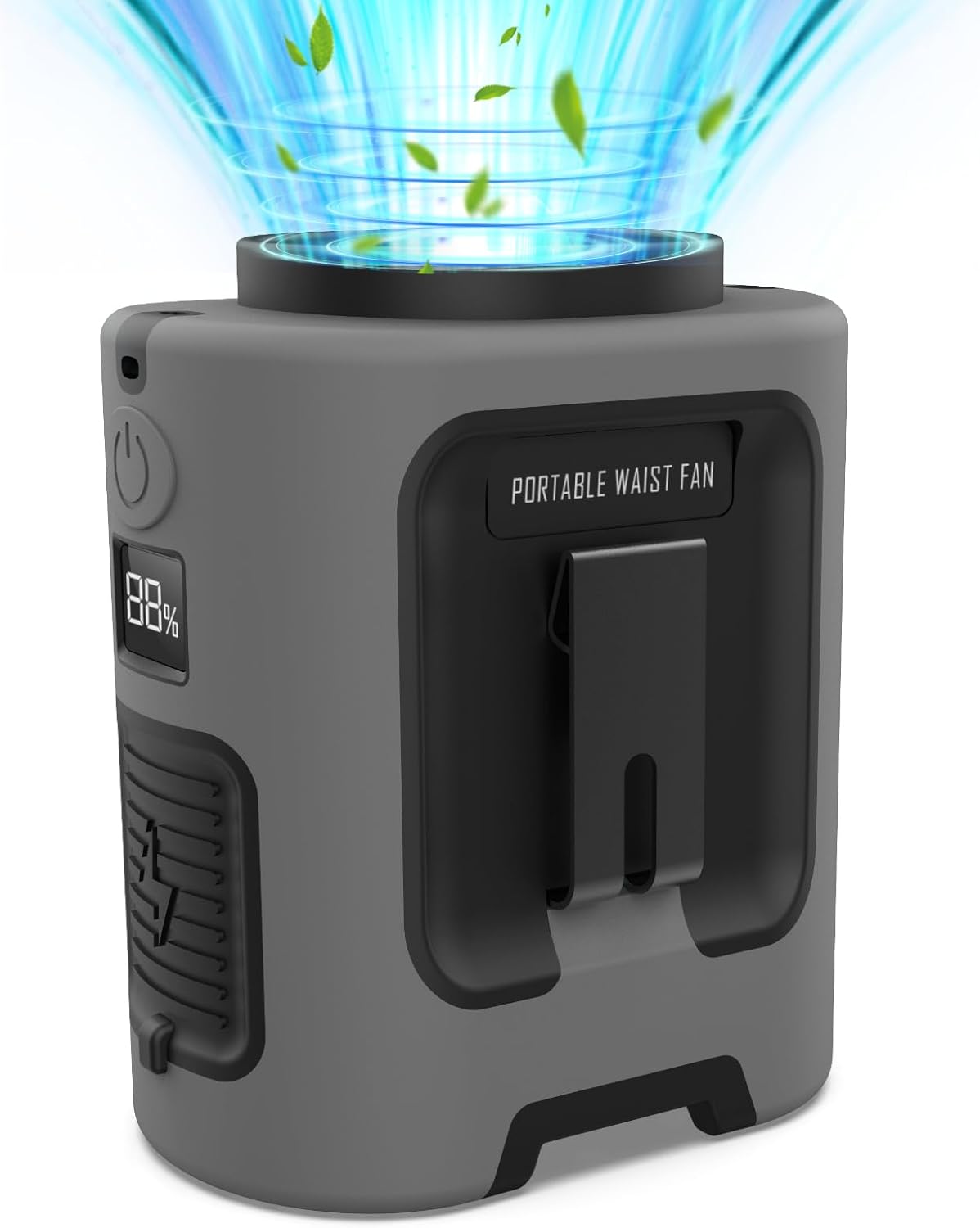 Portable Waist Fan with 4 Speeds and 13000RPM Airflow