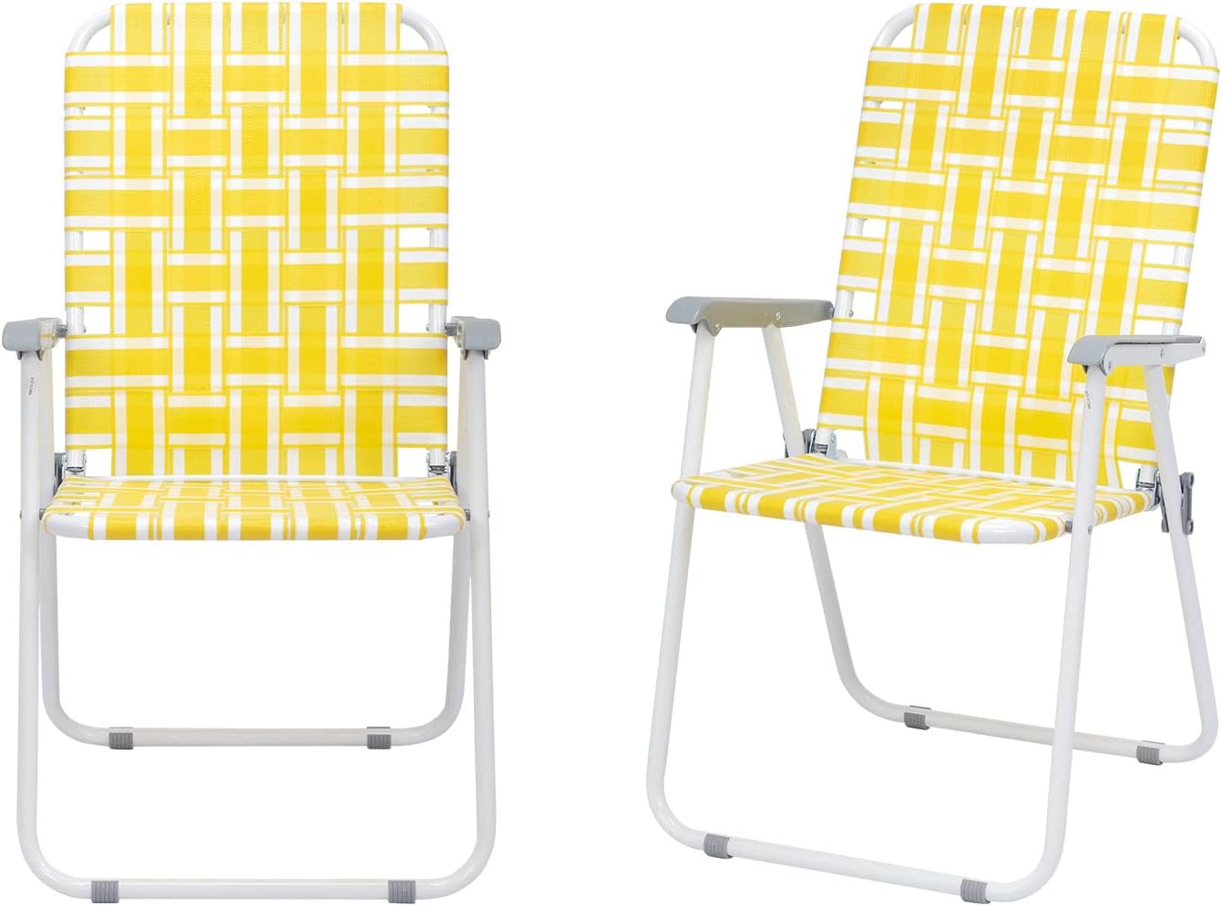 Stable & Stylish Metal Lawn Chairs Duo by Outvita