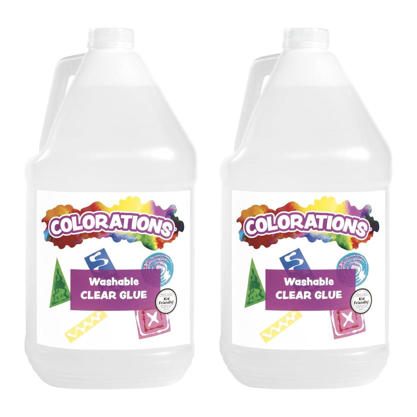 Colorations Washable Clear Glue for Crafts and School Projects