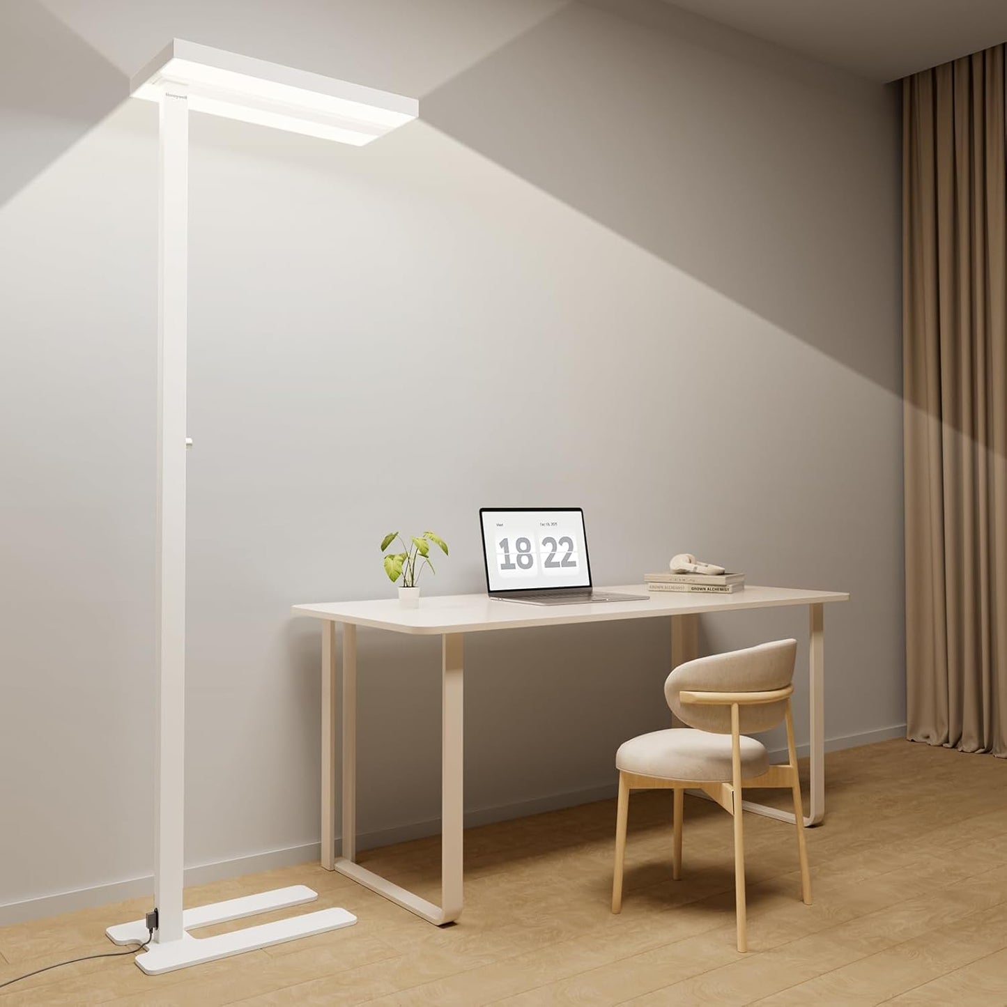 Honeywell 8000LM LED Floor Lamp for Eye-Caring Reading Light