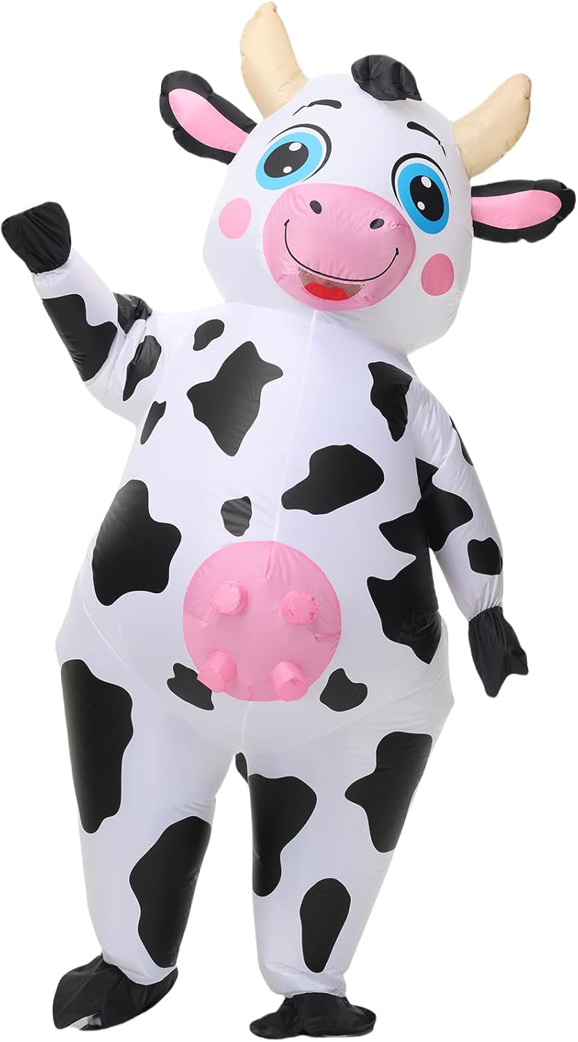 Inflatable Cow Costume for Adults - Fun Halloween Suit
