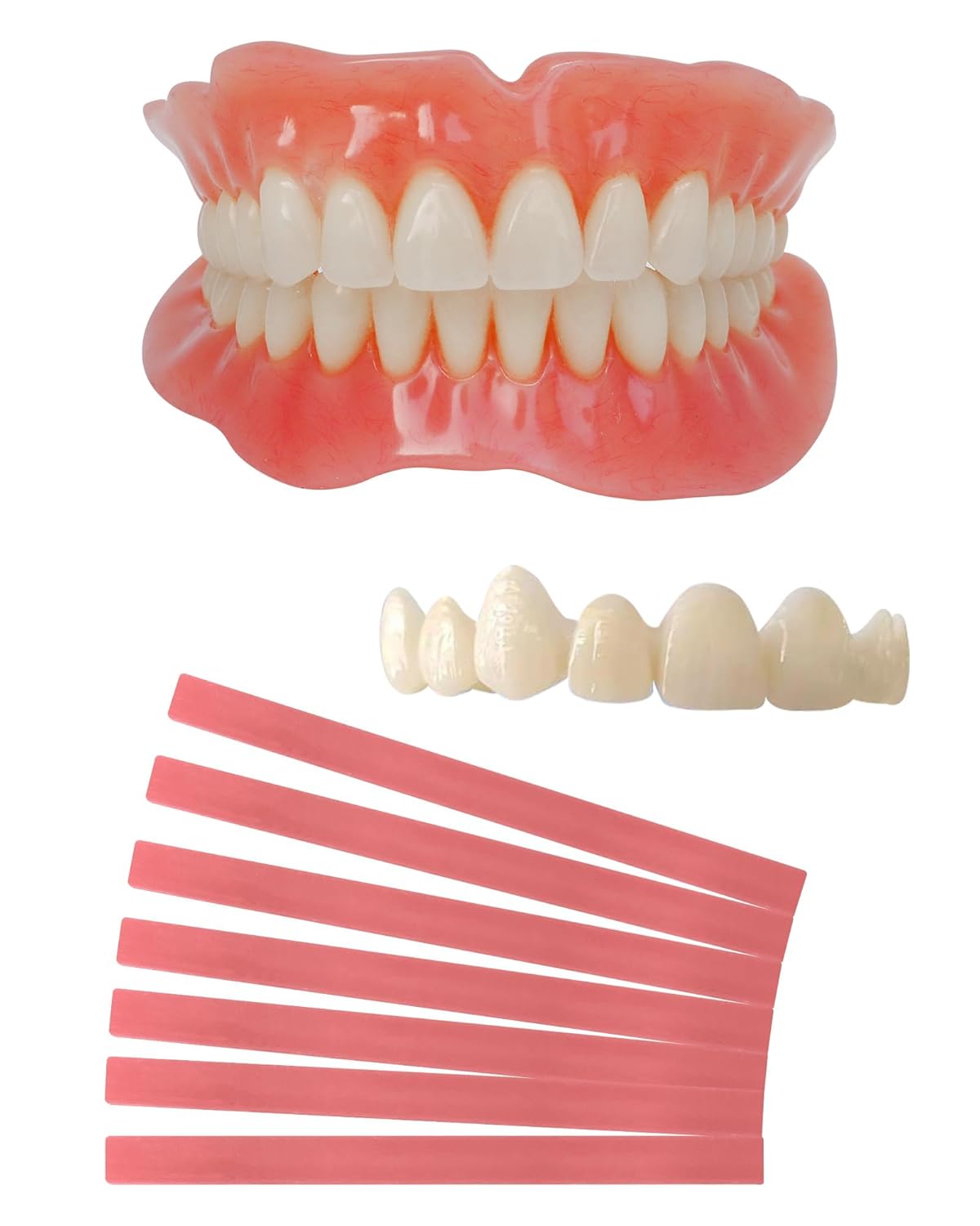 Denture Do it Yourself Full Set for Top and Bottom Teeth Repair