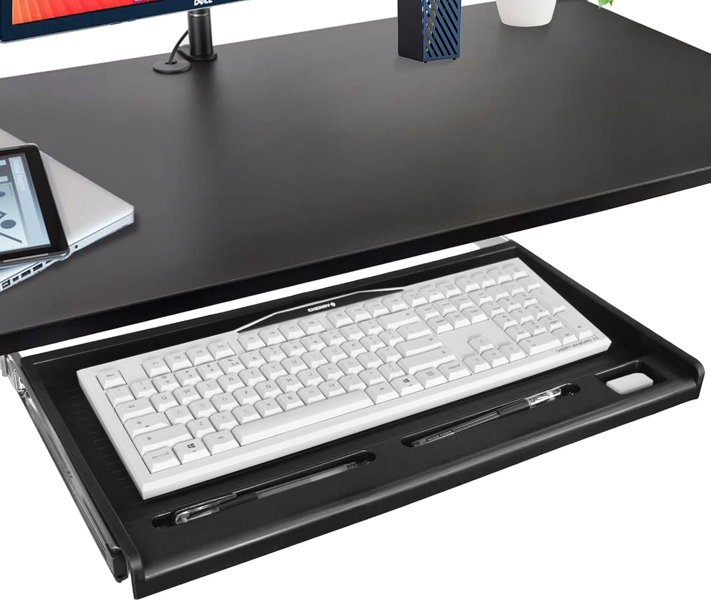 TOOCUST Under Desk Keyboard Tray - Maximize desk space!
