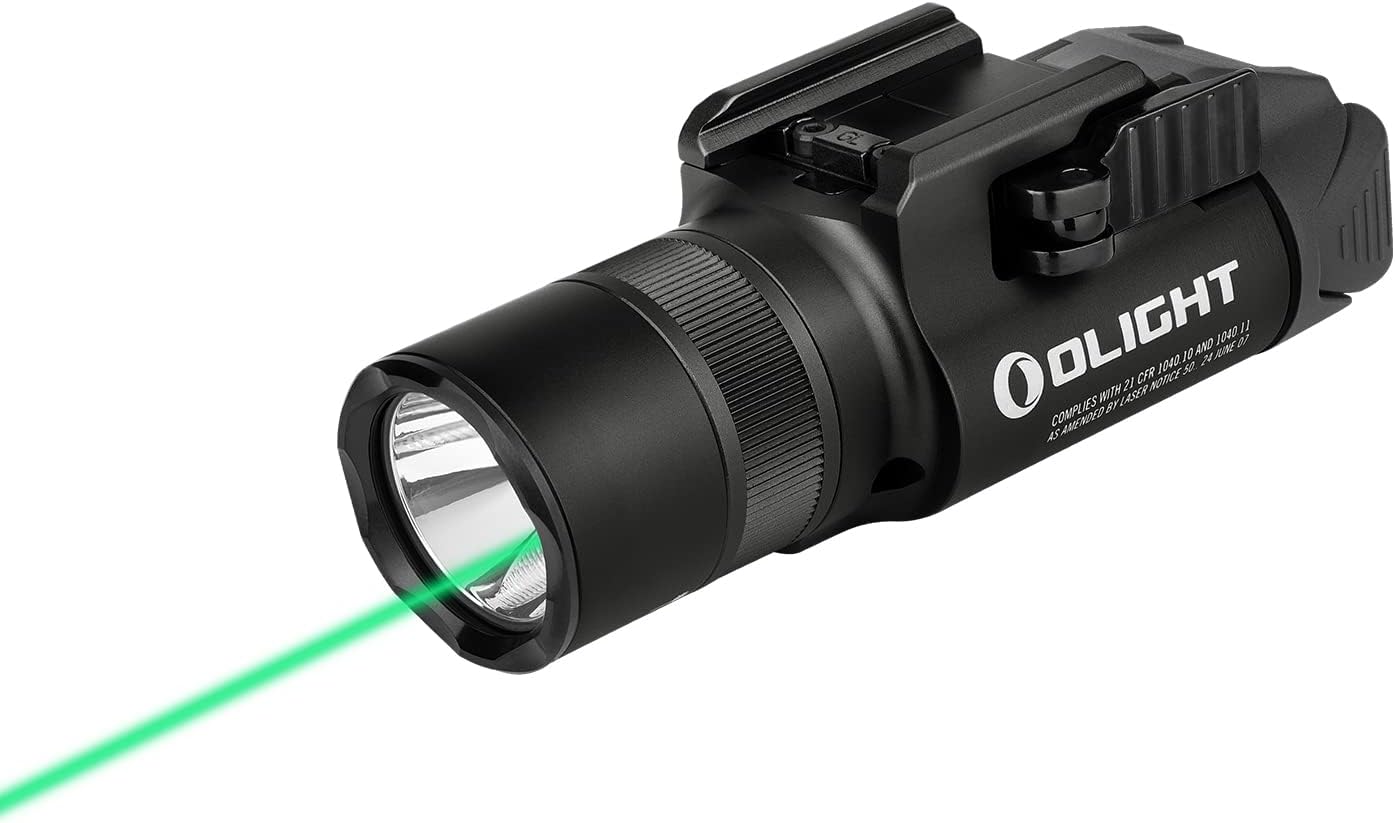 OLIGHT Baldr Pro R Tactical Flashlight with Green Beam Power