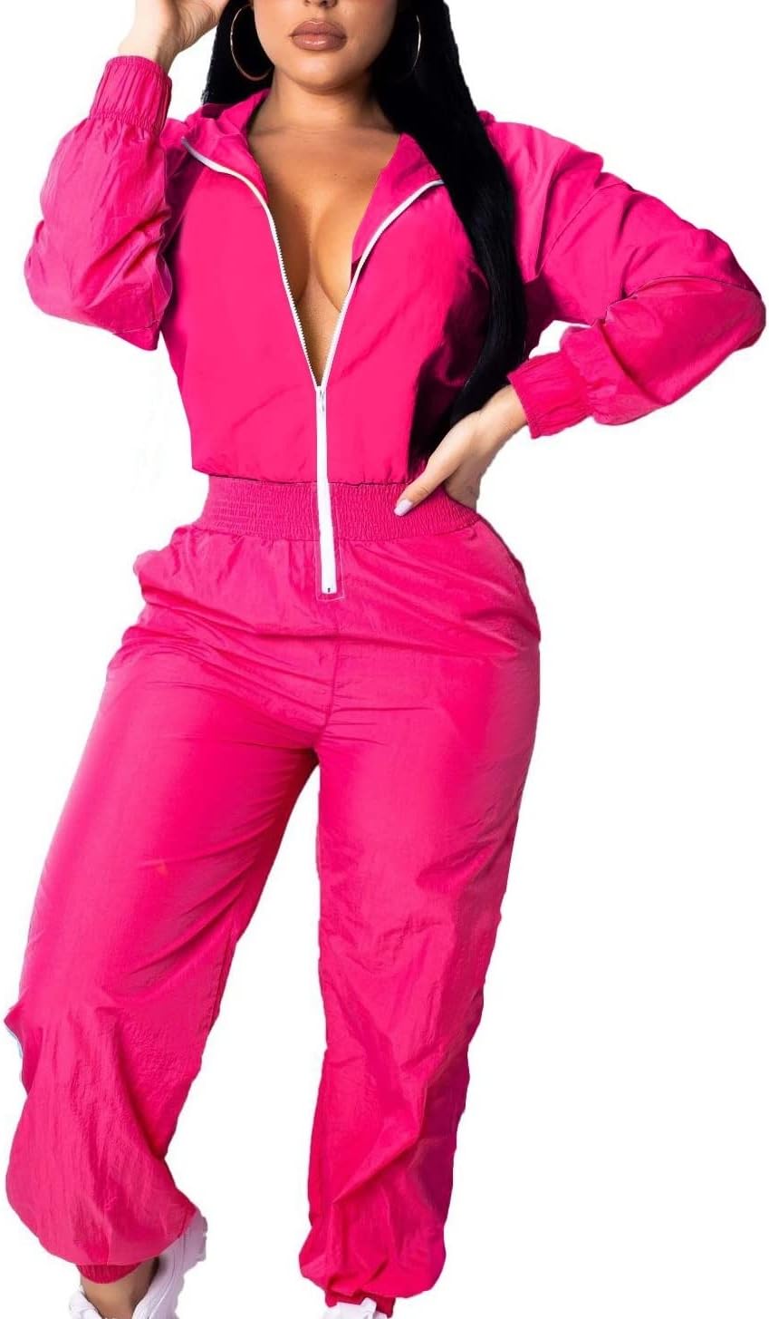 EOSIEDUR Women's Pullover Hoodies Jumpsuit Set for Casual Wear