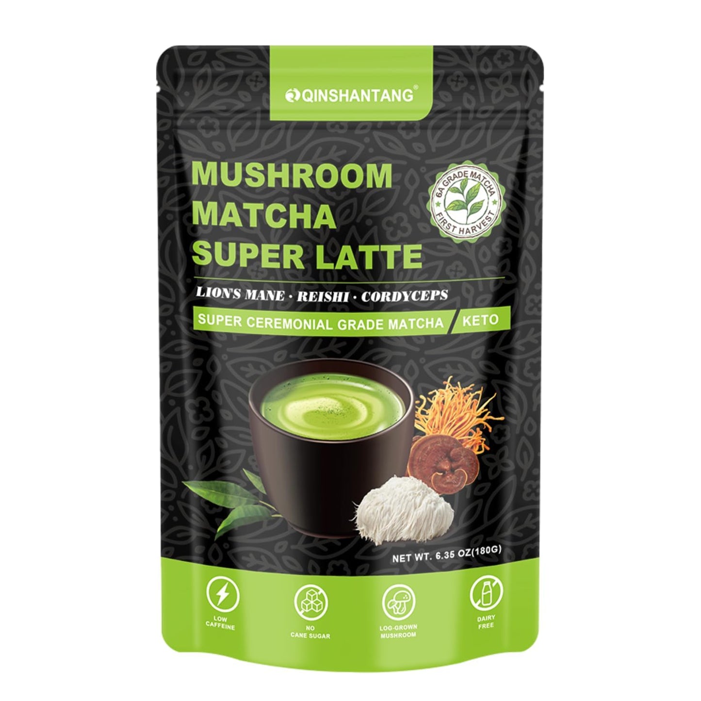 Brain-Boosting Mushroom Matcha Powder