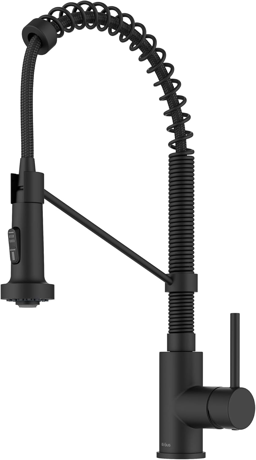KRAUS Bolden Commercial Style Kitchen Faucet in Matte Black