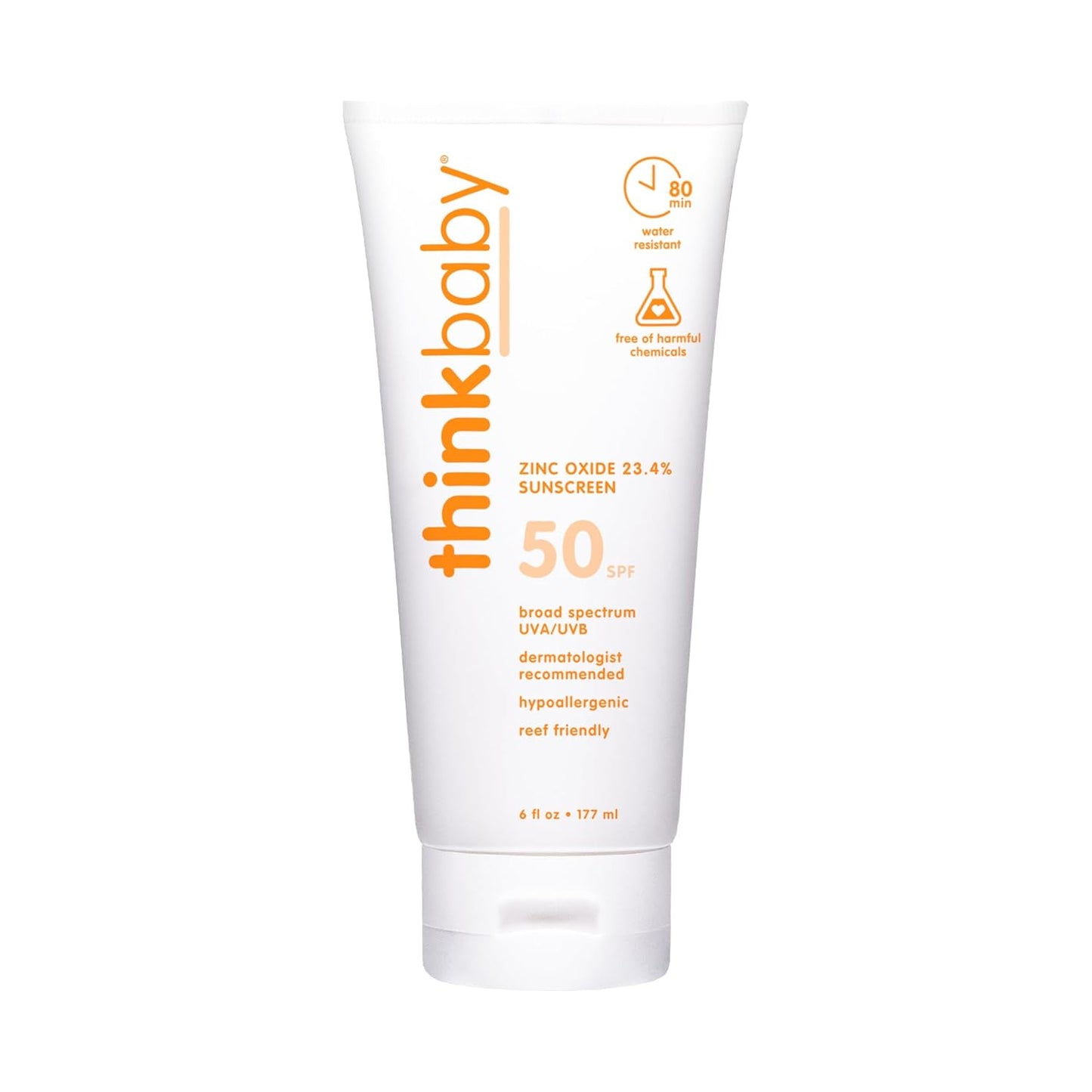Thinkbaby SPF 50+ Water Resistant Sunscreen