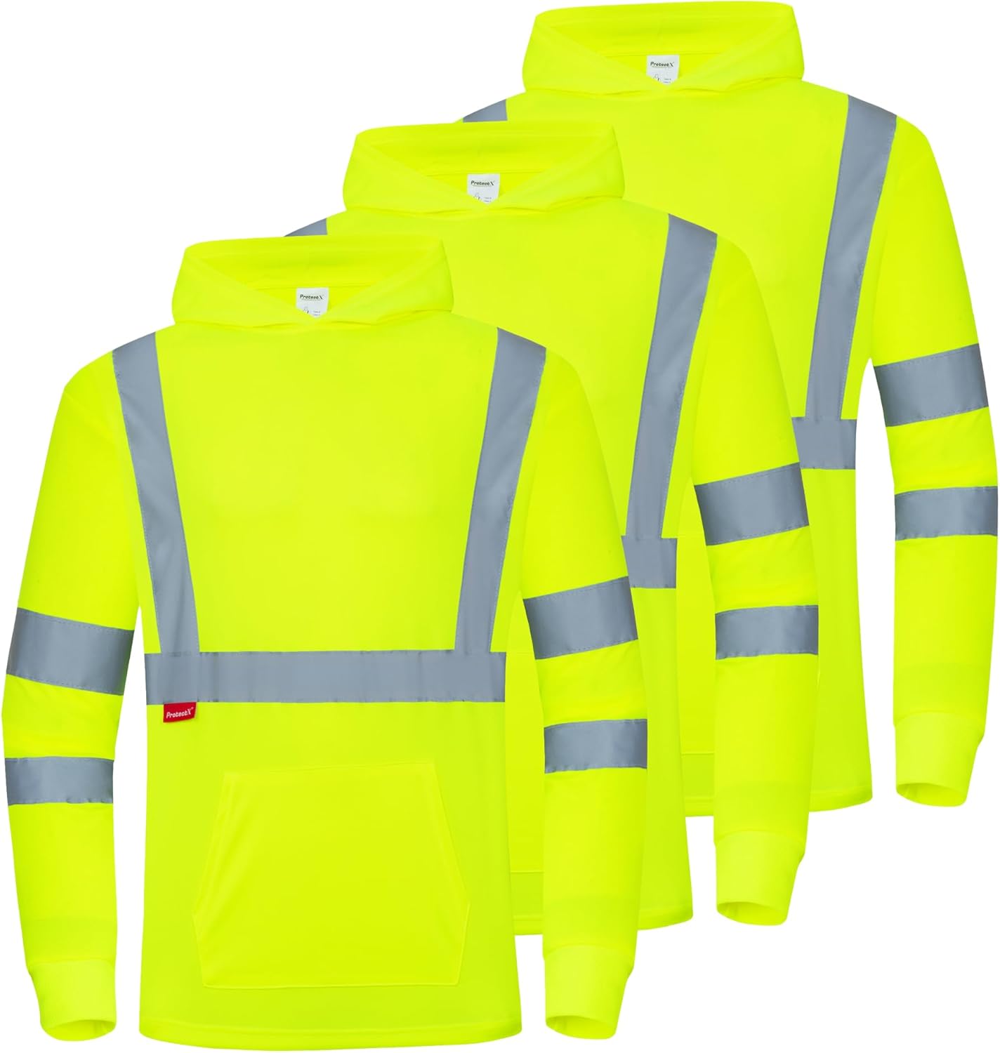 ProtectX Men's High Visibility Reflective Safety T-Shirts
