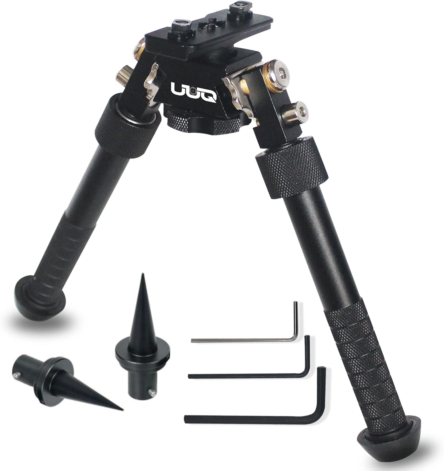UUQ QV8 Tactical Rifle Bipod for Hunting and Shooting Needs
