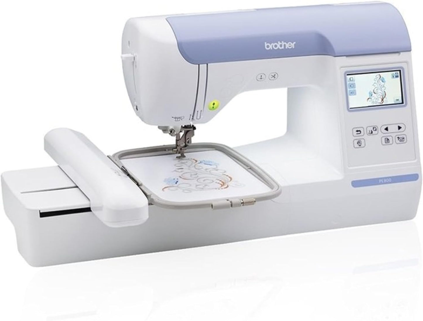 Brother PE800 Embroidery Machine: 138 Designs, Large LCD Touchscreen!