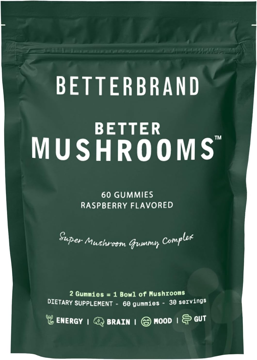 Gut Health, Energy & Focus - Mushroom Gummy Blend