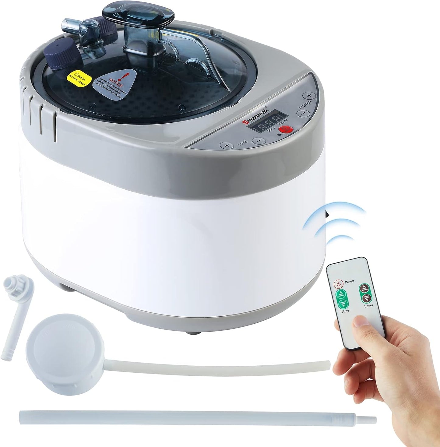 Portable 4L Sauna Steamer w/ Remote Control - Ultimate Spa Experience!
