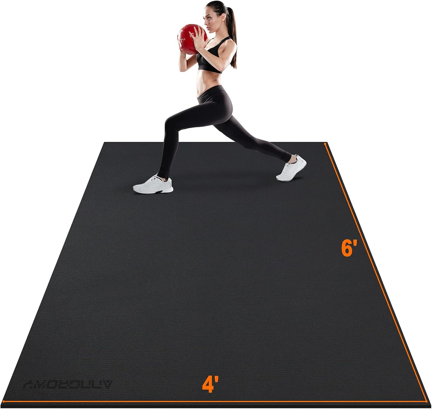 Large Workout Mat for Home Gym - Durable & Non-Slip Design