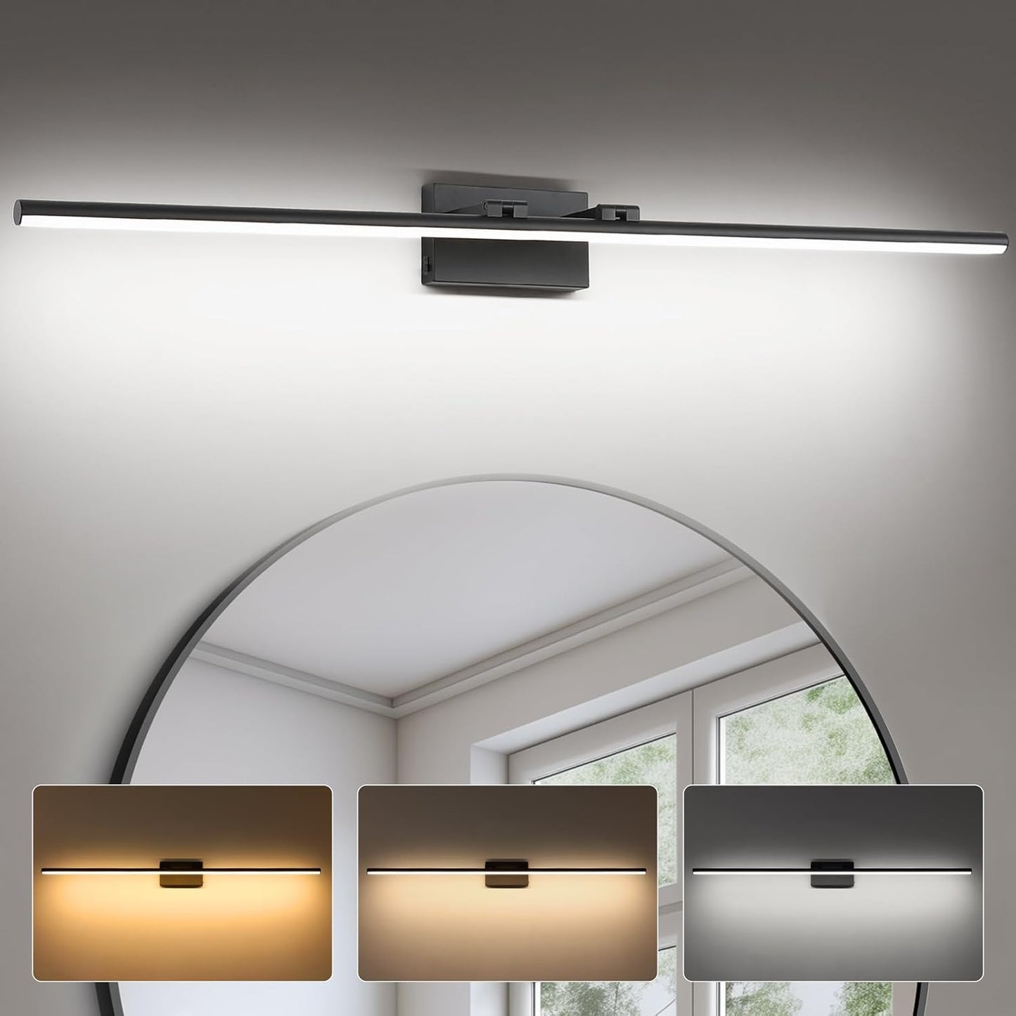 48 Inch LED Bathroom Vanity Light Fixture for Modern Spaces