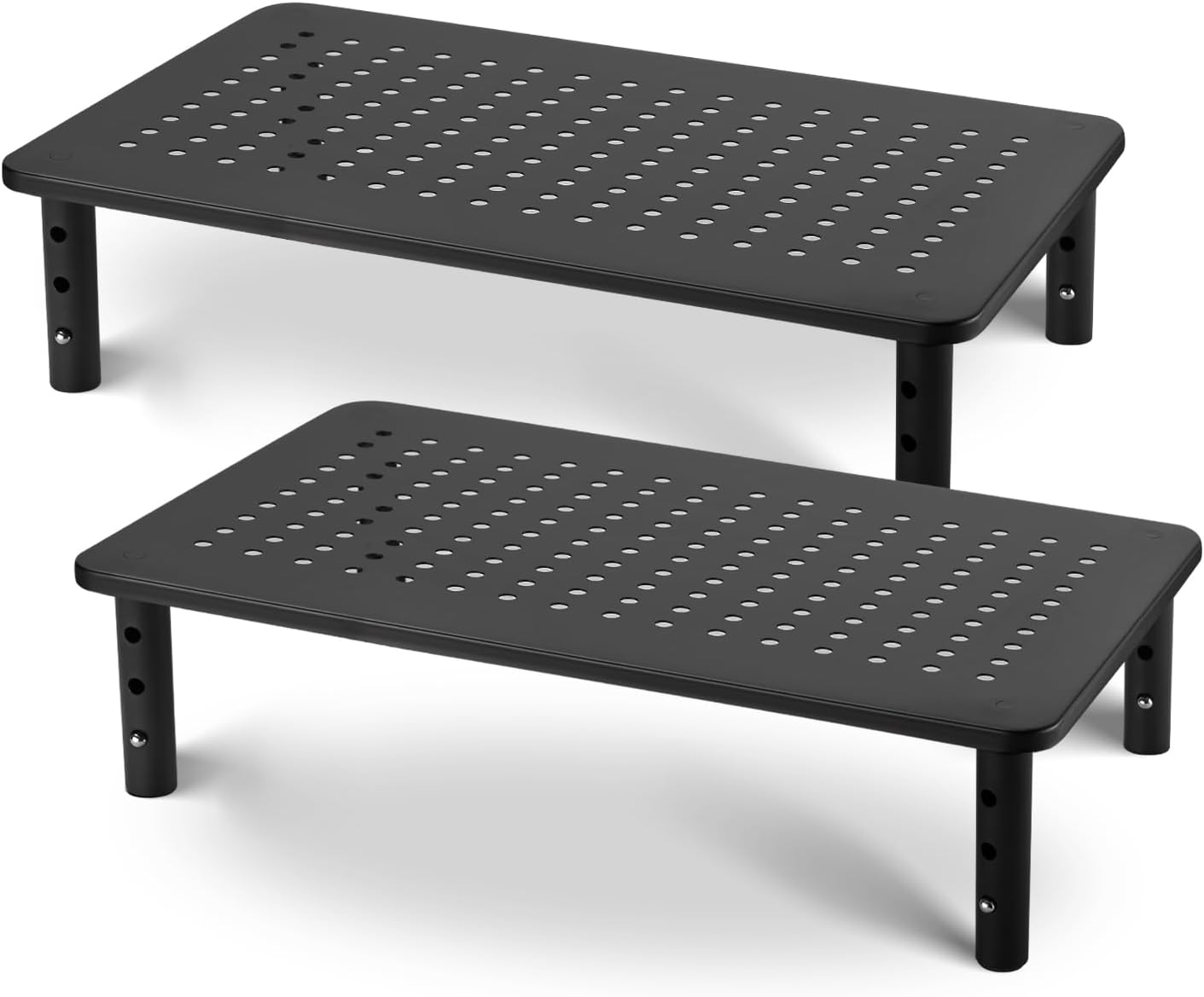 Height Adjustable Monitor Stand Riser - Improve Ergonomics!