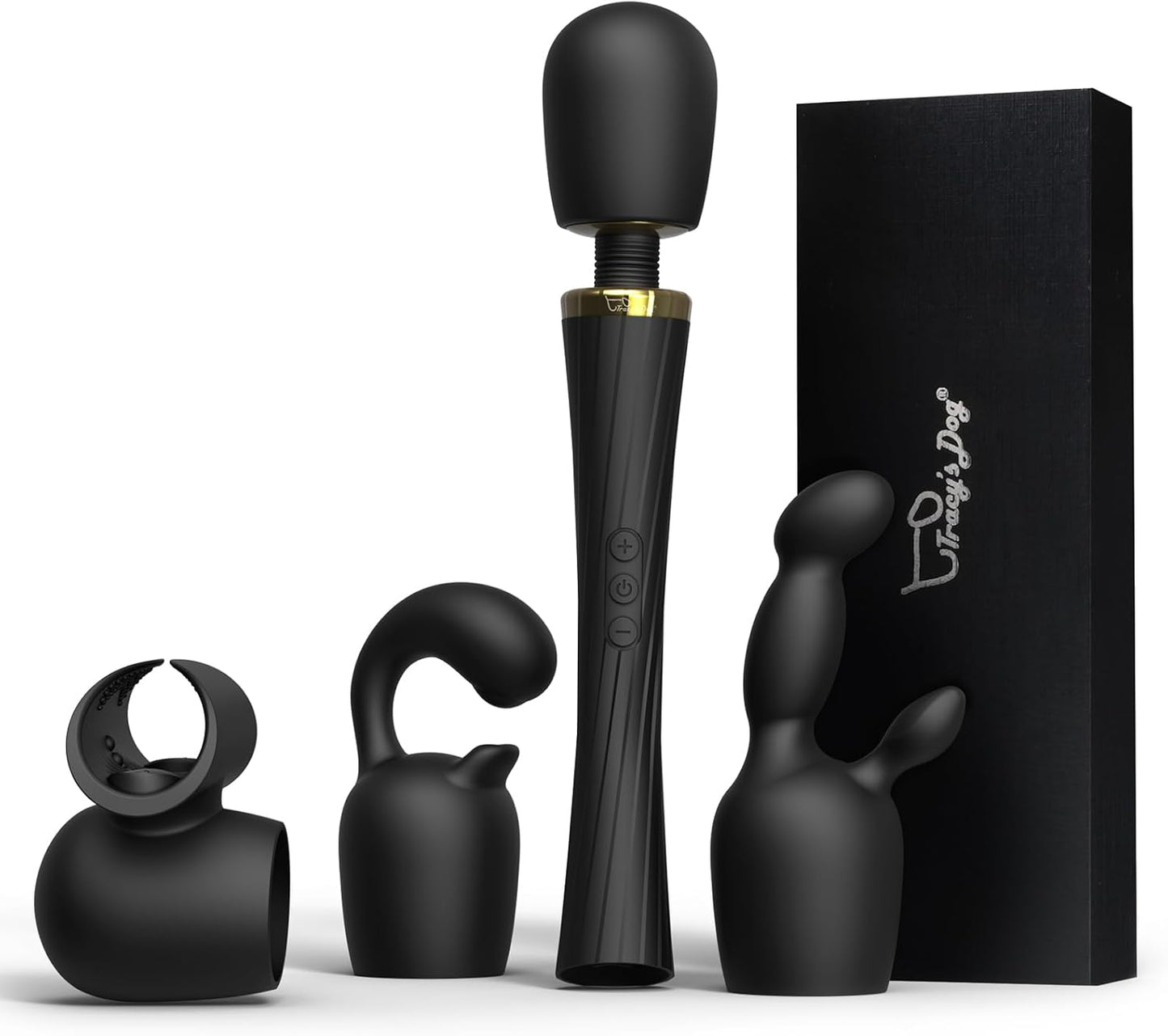 Tracy's Dog Wand Vibrator Kits for Couples with 3 Attachments
