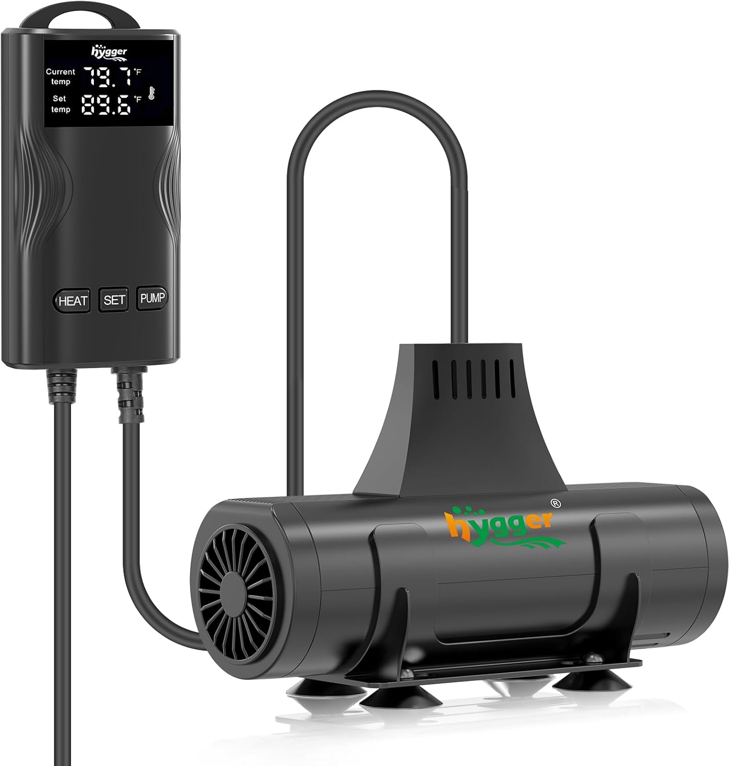 hygger 2-in-1 Aquarium Heater & Wave Maker