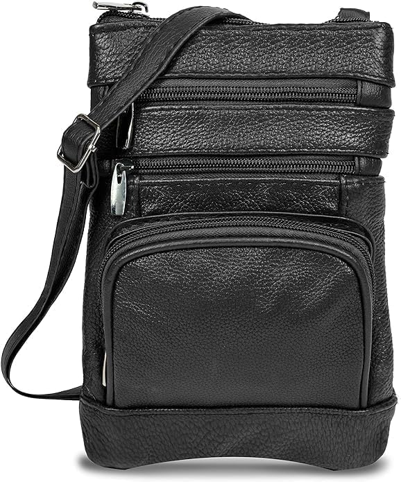 Krediz Leather Crossbody Purses for Women with Multi Pockets