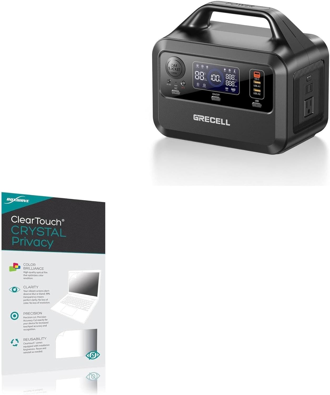 Privacy-Enhanced Screen Protectors for GRECELL 300W