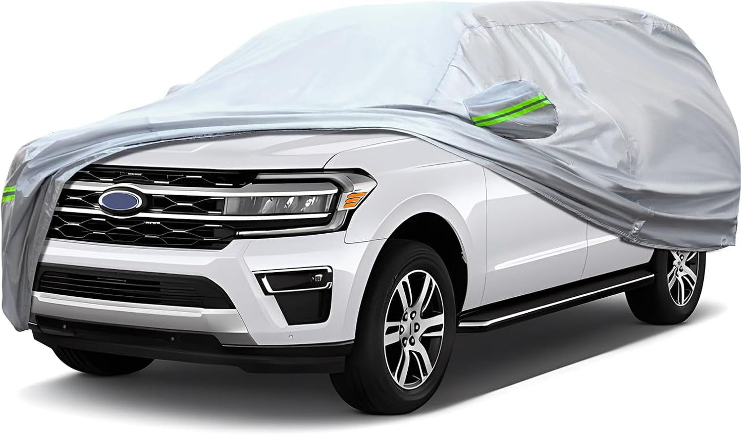 Full Car Cover Universal 6 Layers Waterproof All Weather Protection
