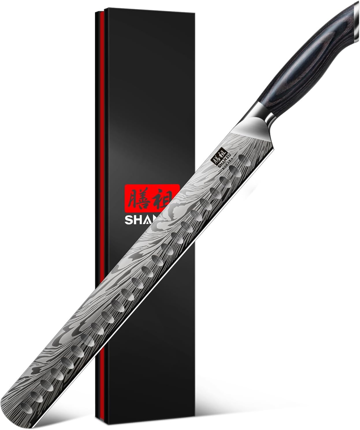 SHAN ZU Brisket Knife: Ultra Sharp 12 Inch Carving Knife