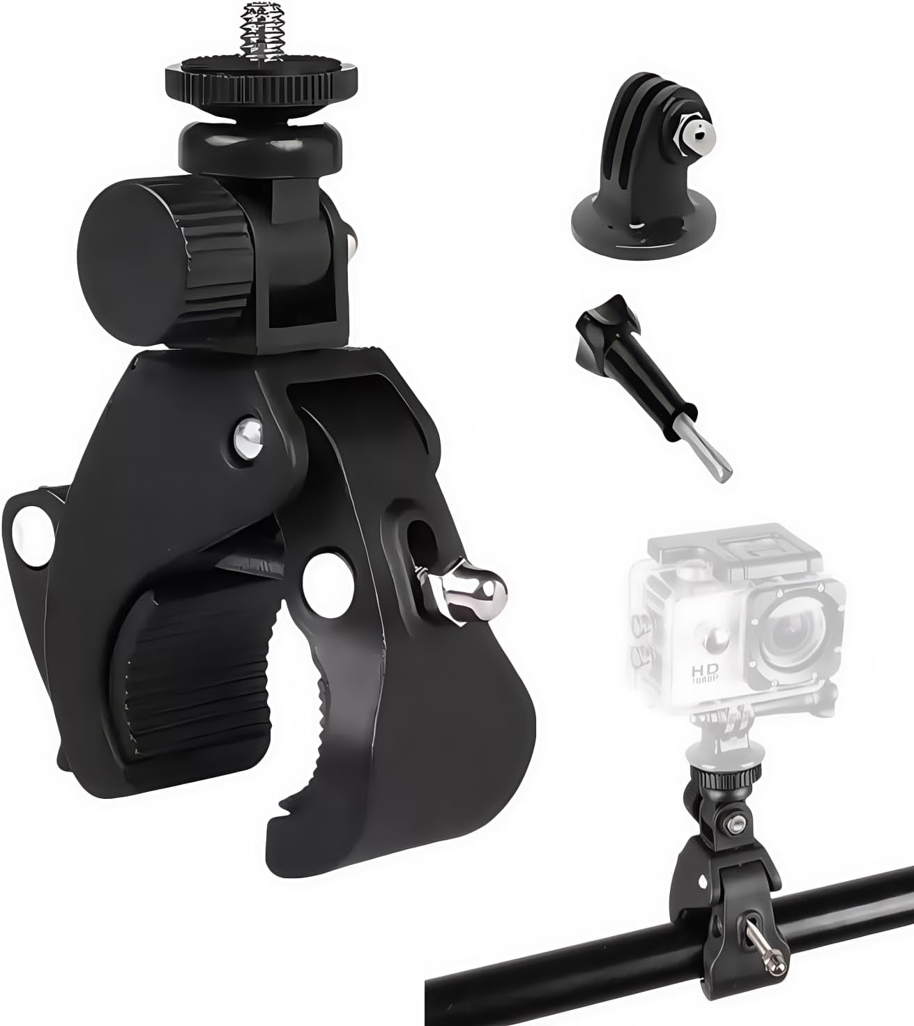 Bike/Motorcycle Camera Clamp - Capture Every Angle!