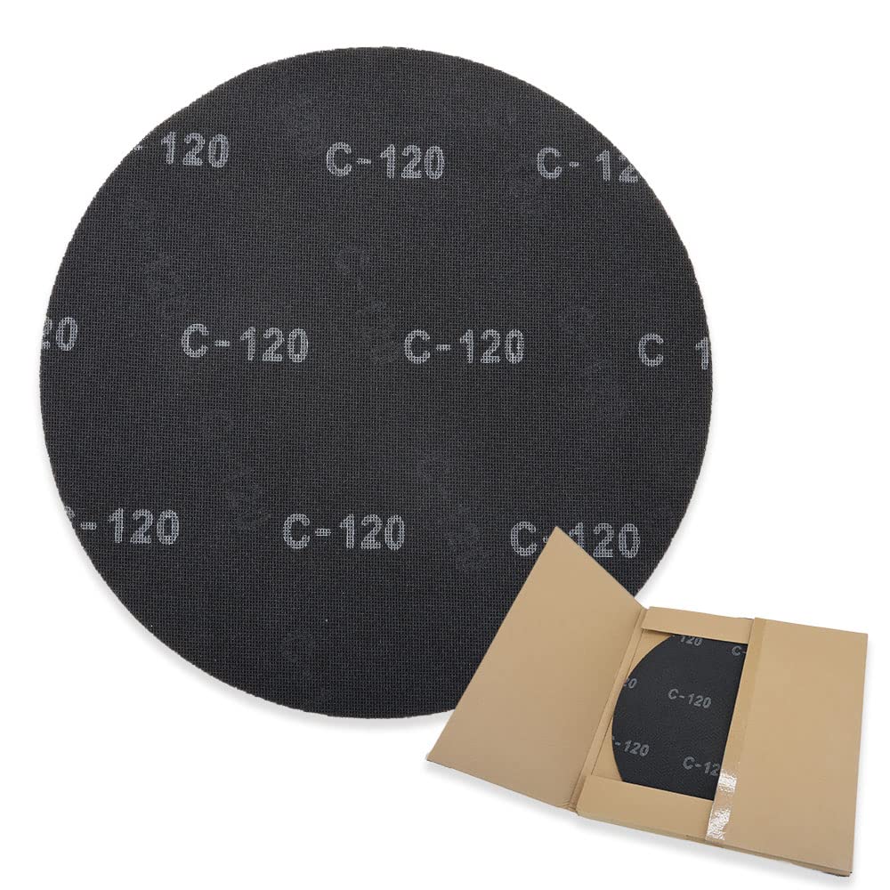 17in Sanding Screen Discs for Wood Floors - 120 Grit Performance