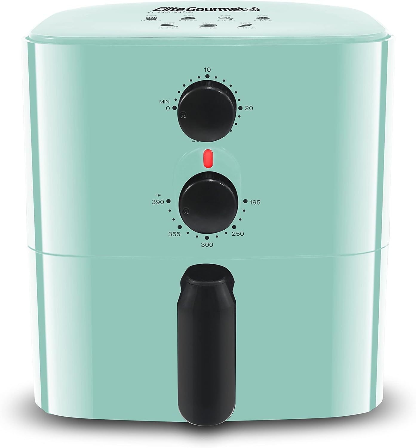 Elite Gourmet Compact Air Fryer, Healthier Cooking
