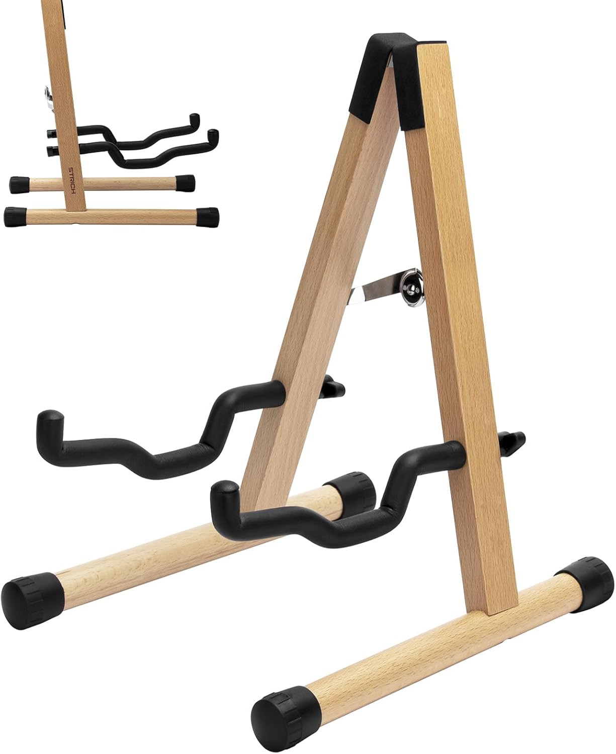 Oak Wood Guitar Stand: STRICH A-Frame Holder