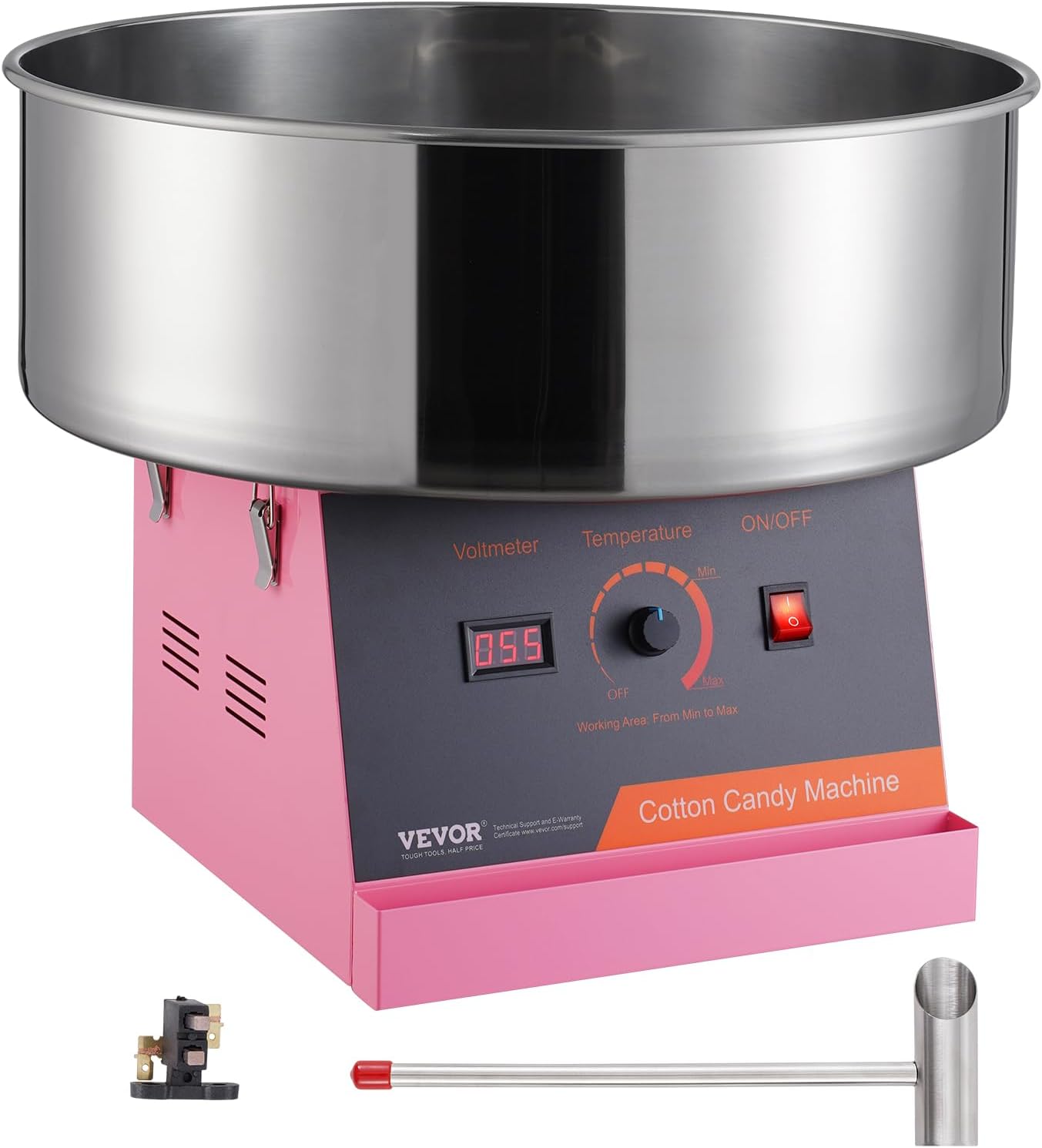 VEVOR Cotton Candy Machine for Home and Commercial Use