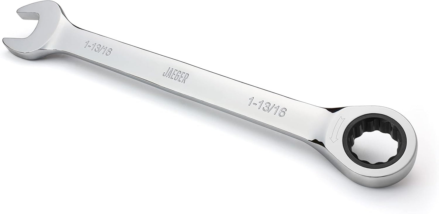 Jaeger 1-13/16 Inch Ratchet Wrench for Tight Spaces Projects
