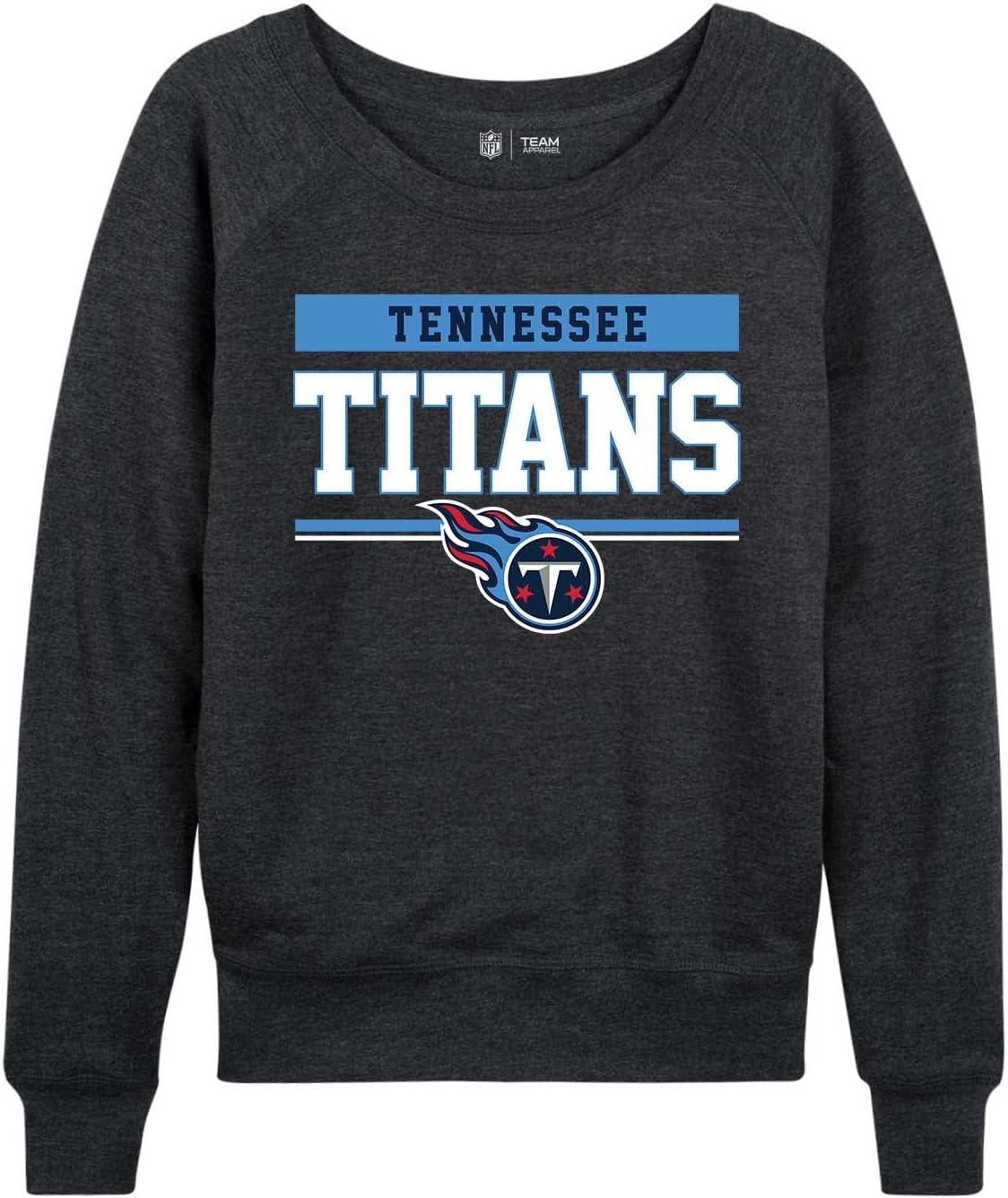 Tennessee Titans Women's Plus Size Crewneck Pullover for Fans