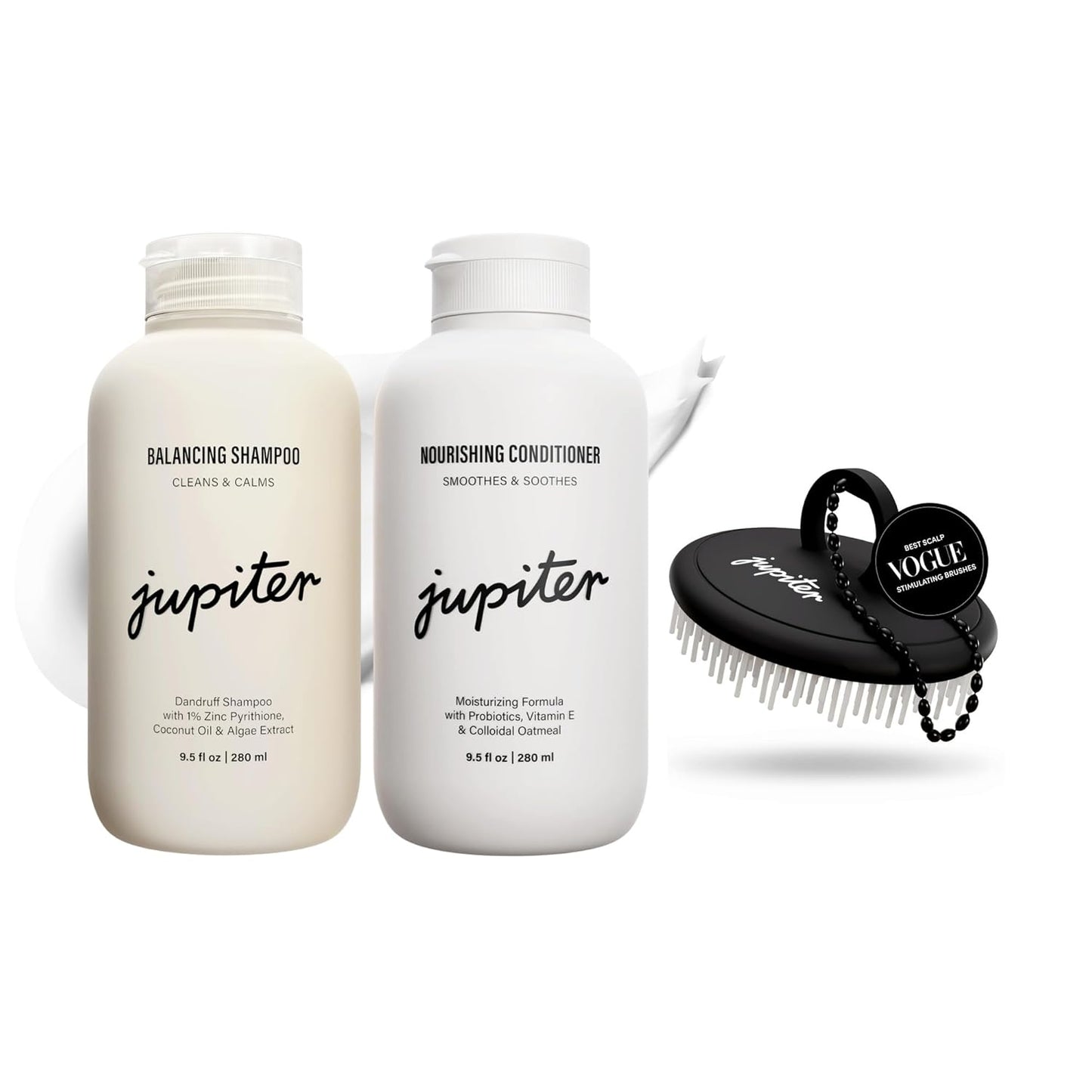 Jupiter Anti-Dandruff Haircare Trio: Vegan & Zinc Formula