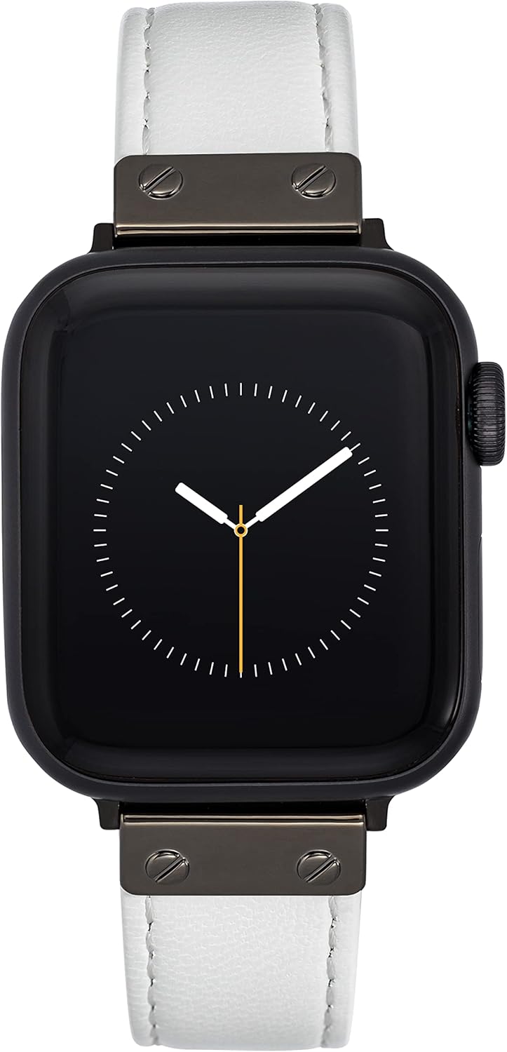 Anne Klein Leather Fashion Band for Apple Watch - Stylish & Secure