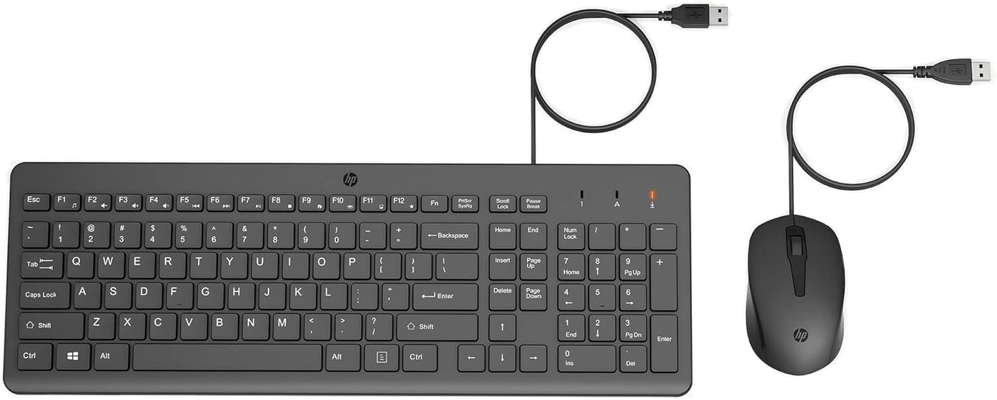 HP Combo: Full-Size Keyboard, 1600 DPI Mouse