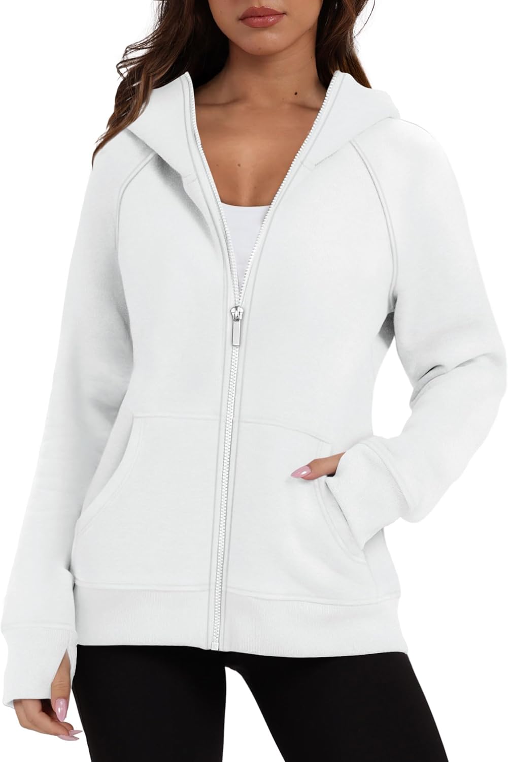 XIEERDUO Womens Zip Up Hoodies for Cozy Fall Fashion Style