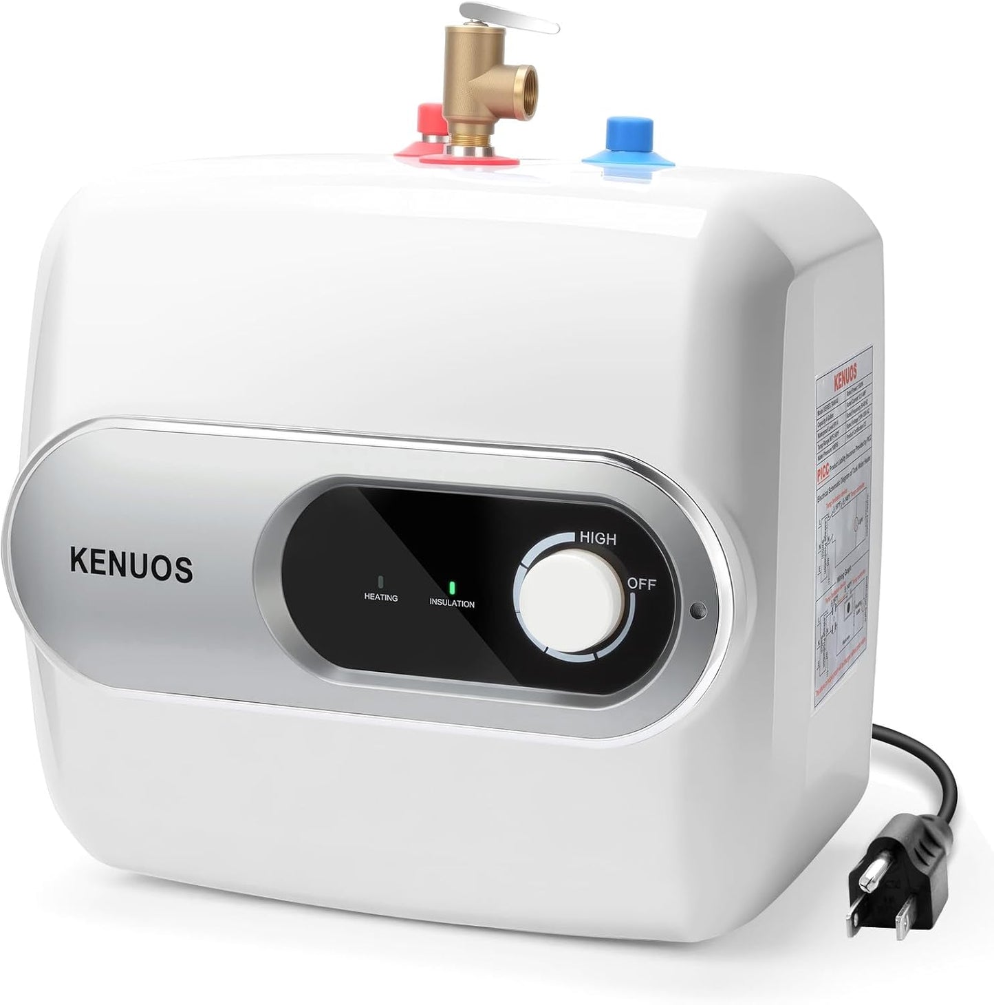 KENUOS 4 Gallon Water Heater for Instant Hot Water Supply