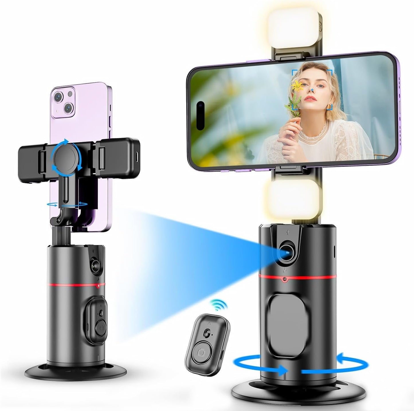 Irianu Auto Face Tracking Tripod for Effortless Vlogging