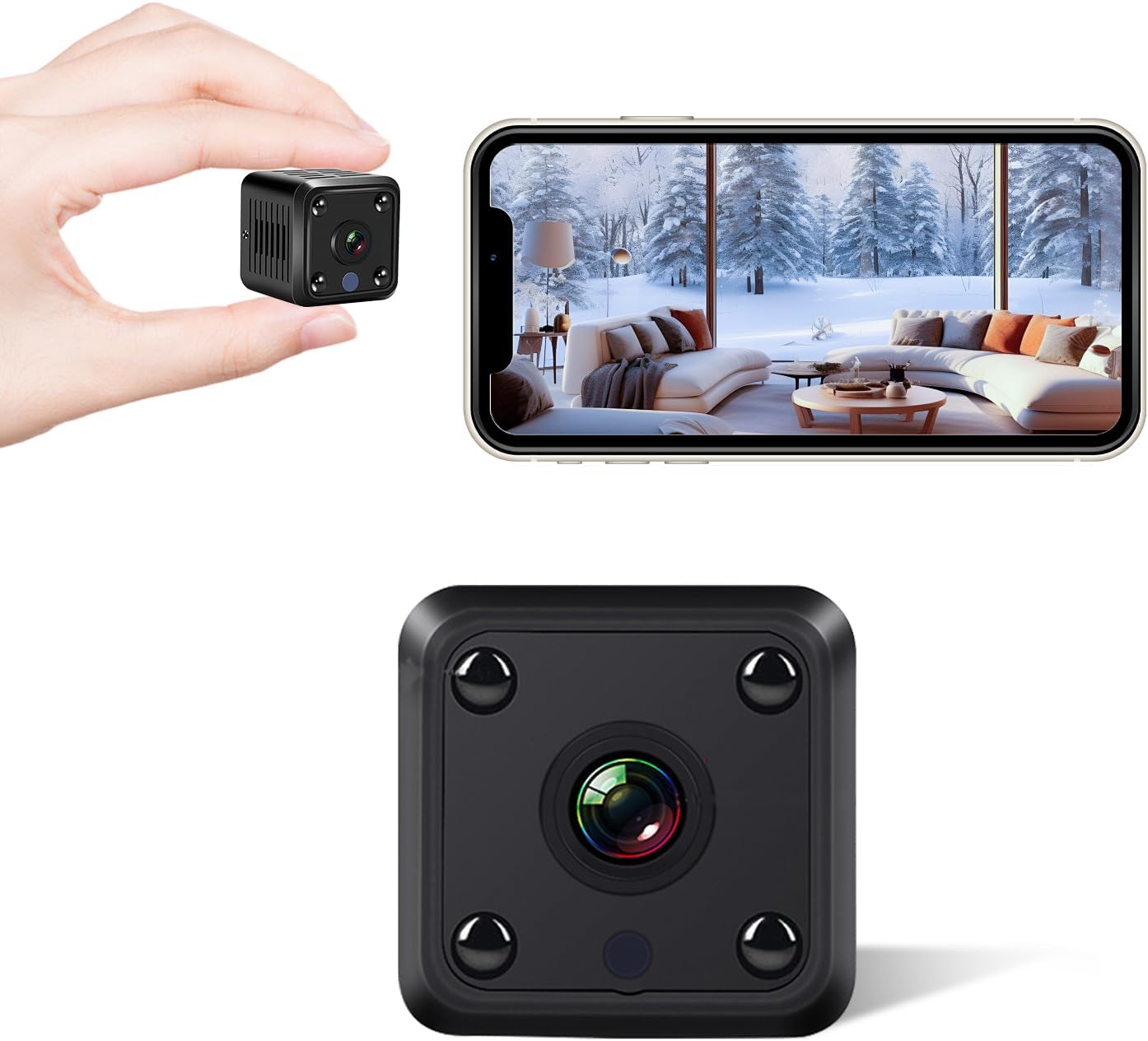 1080P HD Spy Nanny Cam - Night Vision - Motion Detection